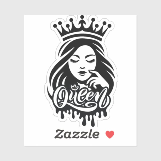 Queen Design – Elegant Royal Crown (Sheet)