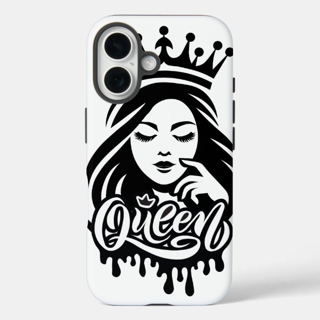 Queen Design – Elegant Royal Crown Case-Mate iPhone Case (Back)