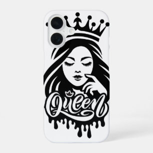 Queen Design – Elegant Royal Crown iPhone 16 Case