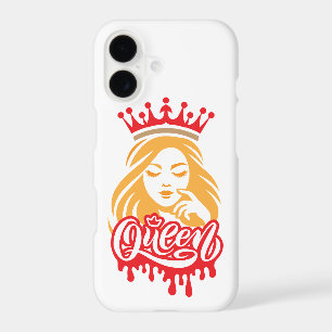 Queen Design – Elegant Royal Crown Typography for