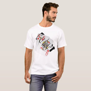 Queen Dimensional Poker Logo, Mens T-shirt