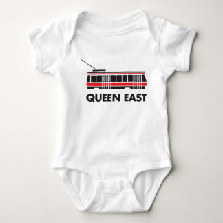 Queen East (Toronto) Streetcar Baby Bodysuit