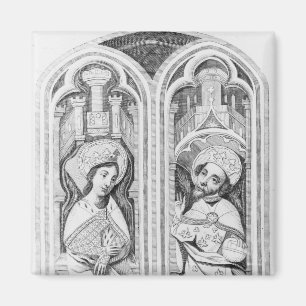 Queen Eleanor and Henry III, taken ancient Magnet