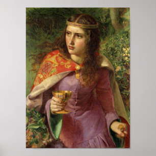 Queen Eleanor, c. 1858 by Frederick Sandys Poster