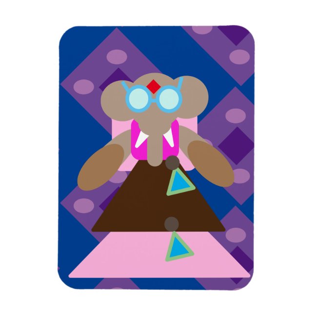  queen elephant Flexible Photo Magnet (Vertical)