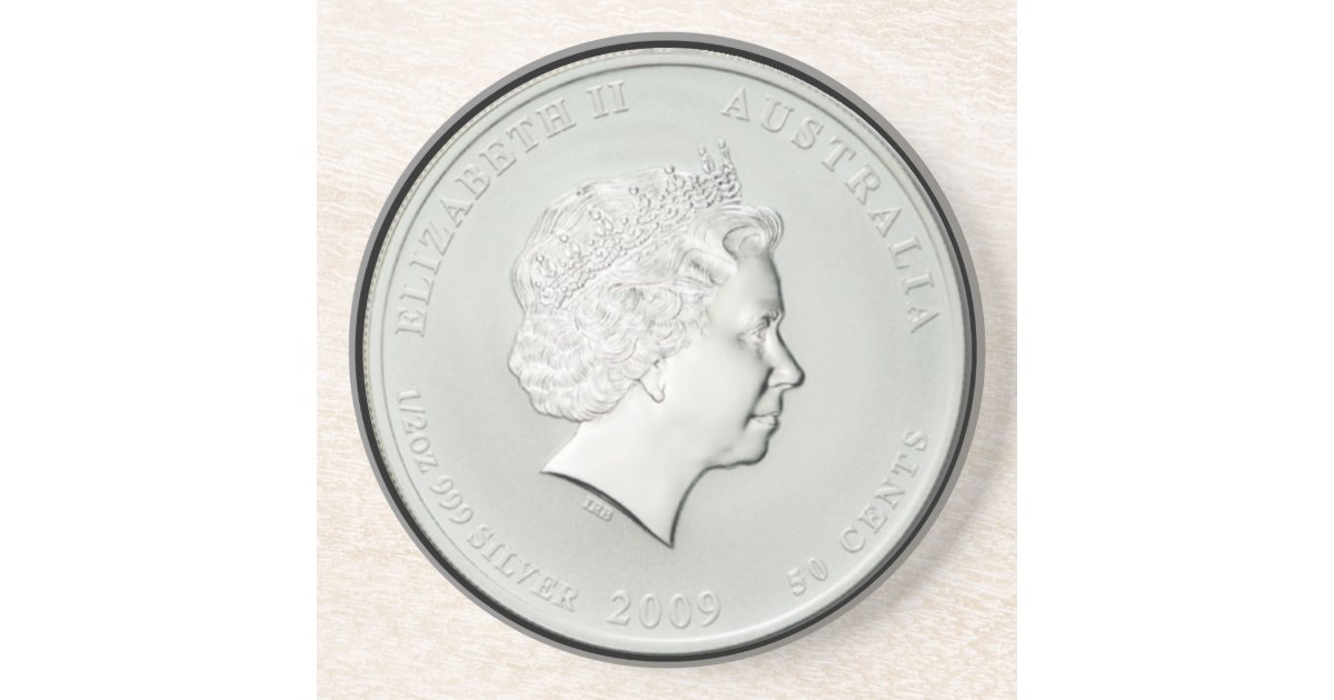 QUEEN ELIZABETH 11 COIN COASTER | Zazzle