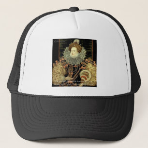 Queen Elizabeth 1 Love/Honour Love Quote Gifts Trucker Hat