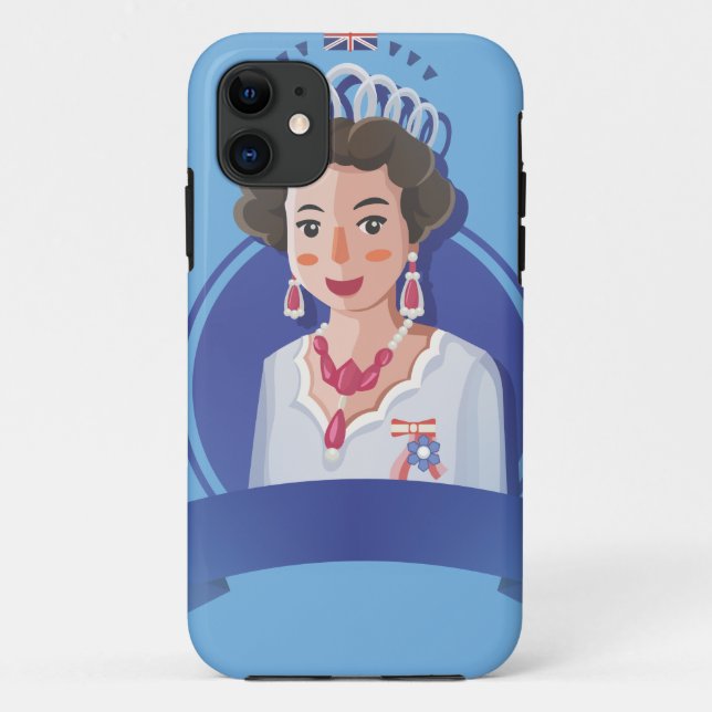 queen elizabeth 2 Case-Mate iPhone case (Back)