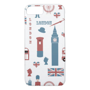 Queen Elizabeth And London Icons Design Case-Mate iPhone Case