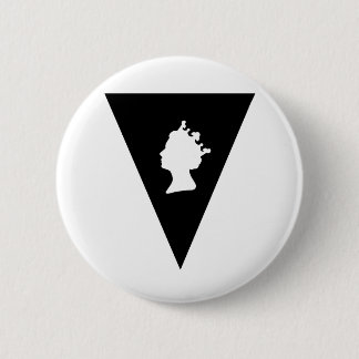 queen elizabeth diamond jubilee 6 cm round badge