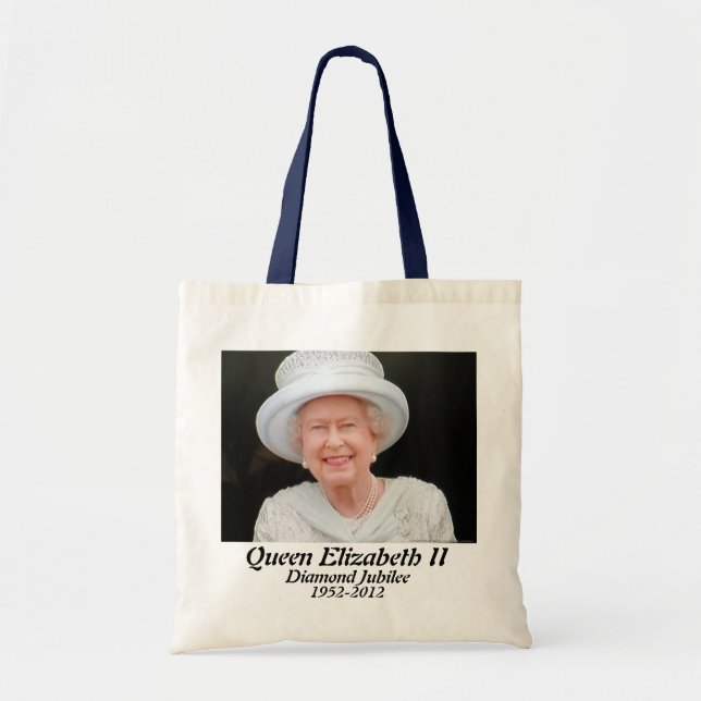 Queen Elizabeth diamond jubilee commemorative bag (Front)