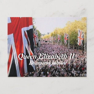 Queen Elizabeth Diamond Jubilee postcard
