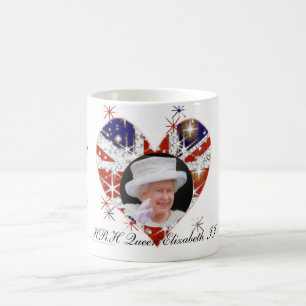 Queen Elizabeth Diamond Jubilee UK flag Coffee Mug