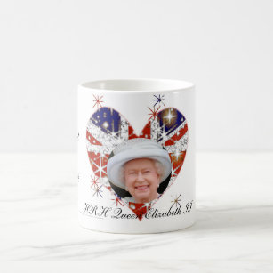 Queen Elizabeth Diamond Jubilee UK flag Coffee Mug