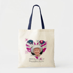 Queen Elizabeth Diamond Jubilee UK flag Tote Bag