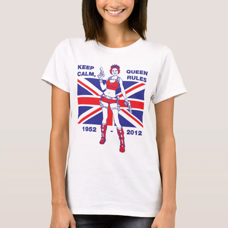 Queen Elizabeth Diamond Jubilee women's Tshirt Zazzle