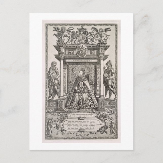Queen Elizabeth I (1533-1603) as Patron of Geograp Postcard (Front)