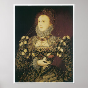 Queen Elizabeth I, 1575 Poster