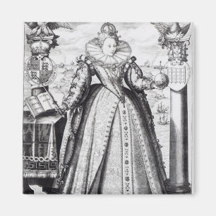 Queen Elizabeth I 1596 Magnet