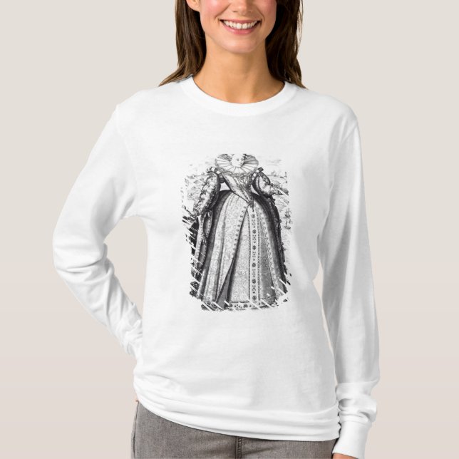 Queen Elizabeth I  1596 T-Shirt (Front)
