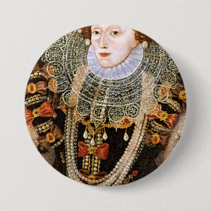 Queen Elizabeth I 7.5 Cm Round Badge