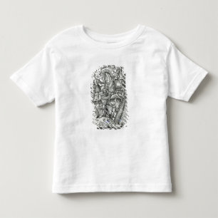 Queen Elizabeth I at a stag hunt Toddler T-Shirt