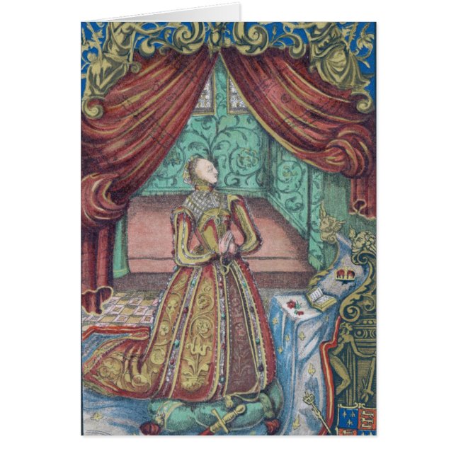 Queen Elizabeth I at Prayer, frontispiece (Front)