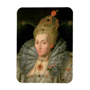 Queen Elizabeth I (bust length portrait) (see also Magnet