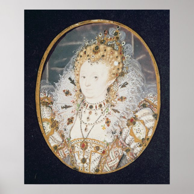 Queen Elizabeth I, c.1595-1600 Poster (Front)