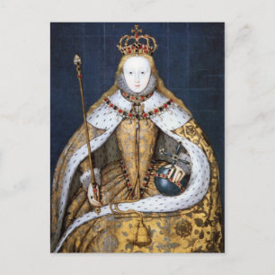 Queen Elizabeth I: Coronation Postcard