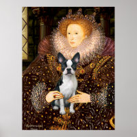 Queen Elizabeth I & Her Boston Terrier
