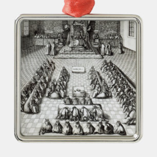 Queen Elizabeth I in Parliament Metal Tree Decoration