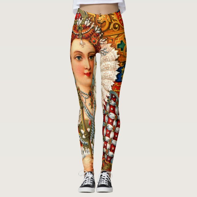Queen Elizabeth I Leggings (Front)