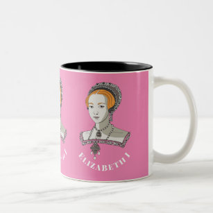 Queen Elizabeth I of England Tudor Ruler Virgin Two-Tone Coffee Mug