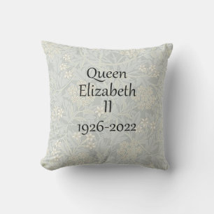 Queen Elizabeth II 1926-2022 Throw Pillow