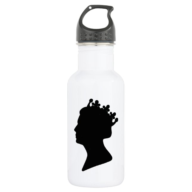 Queen Elizabeth II 532 Ml Water Bottle (Front)