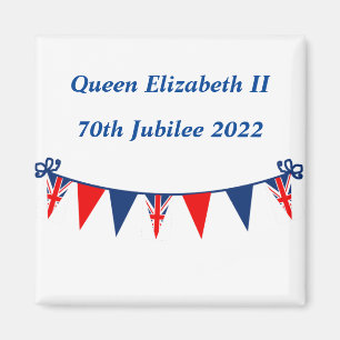 Queen Elizabeth II 70th Jubilee 2022  Magnet