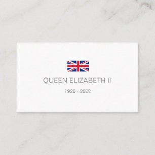 Queen Elizabeth II Business Card