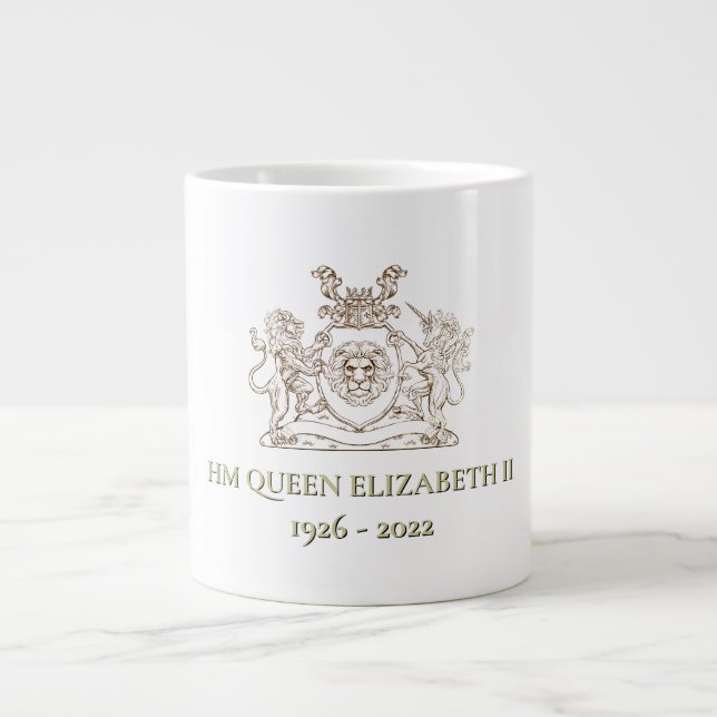Queen Elizabeth II Commemorative Keepsake Tea Mug (Front)