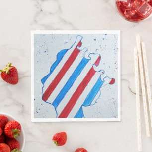 Queen Elizabeth II Jubilee Platinum England UK  Napkin