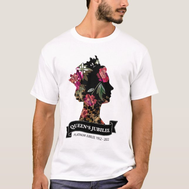 Queen Elizabeth II Platinum Jubilee  T-Shirt (Front)