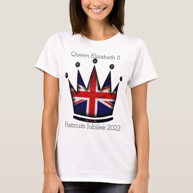 Queen Elizabeth II Platinum Jubilee T-Shirt (Front)