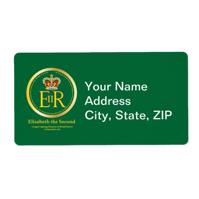 Queen Elizabeth II Reign (Front)