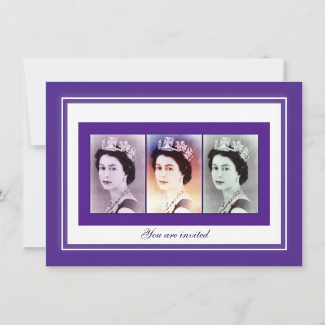 Queen Elizabeth II Reign Invitation (Front)