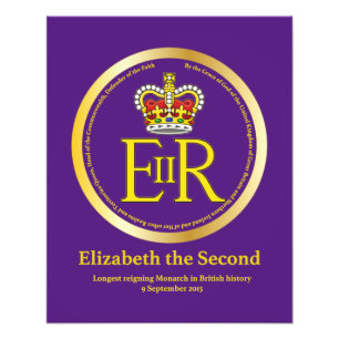 Queen Elizabeth II Reign Photo Print