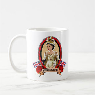 Queen Elizabeth II royal mug
