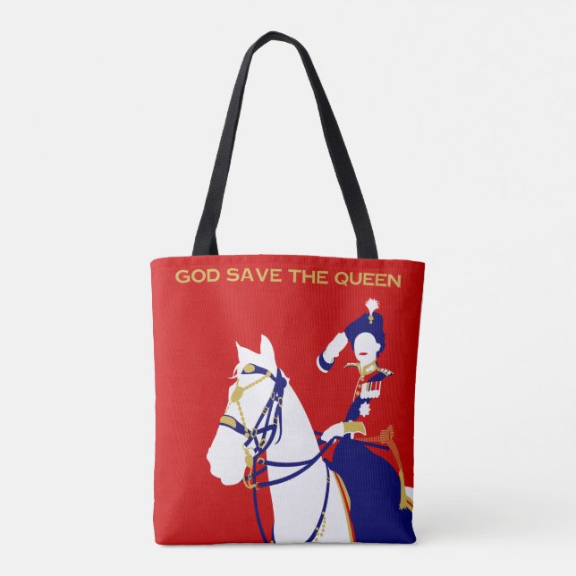 Queen Elizabeth II Trooping the Colour Tote (Back)