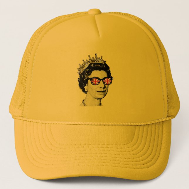 Queen Elizabeth II Trucker Hat (Front)