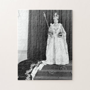 Queen Elizabeth II Wearing Her Coronation Jigsaw Puzzle