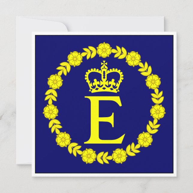 Queen Elizabeth Invitation (Front)